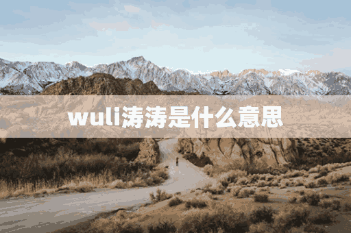 wuli涛涛是什么意思